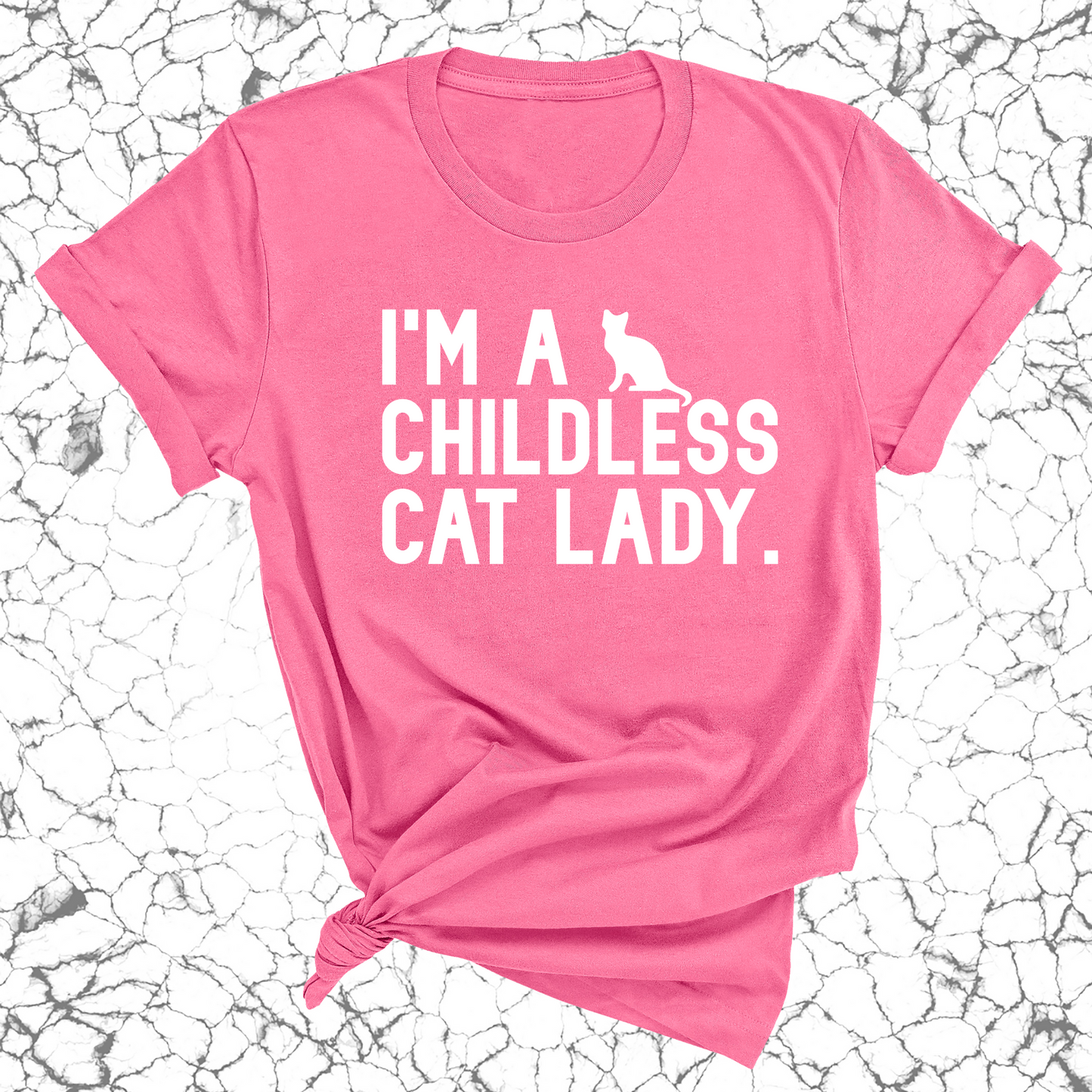 I'm a Childless Cat Lady Unisex Tee-ENJEN DESIGN