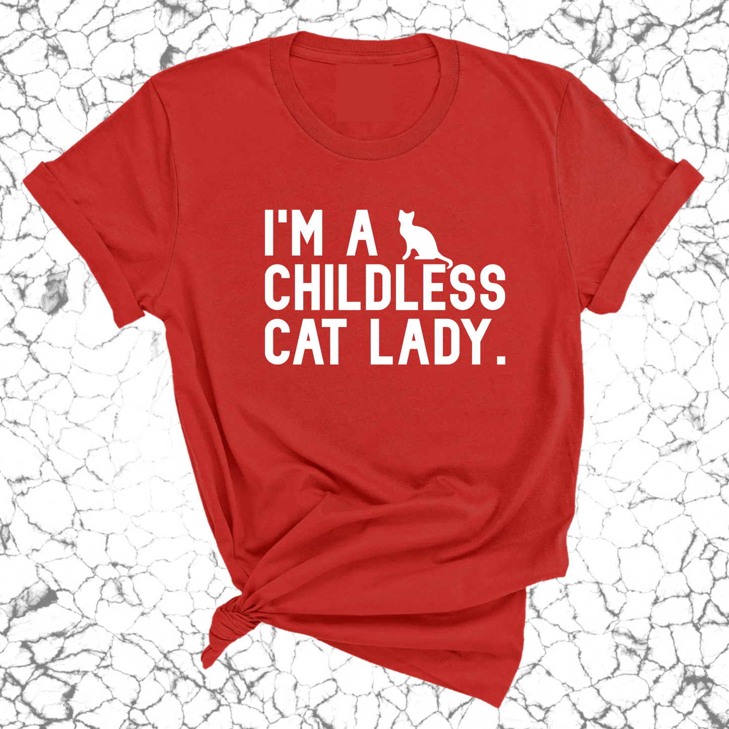 I'm a Childless Cat Lady Unisex Tee-ENJEN DESIGN