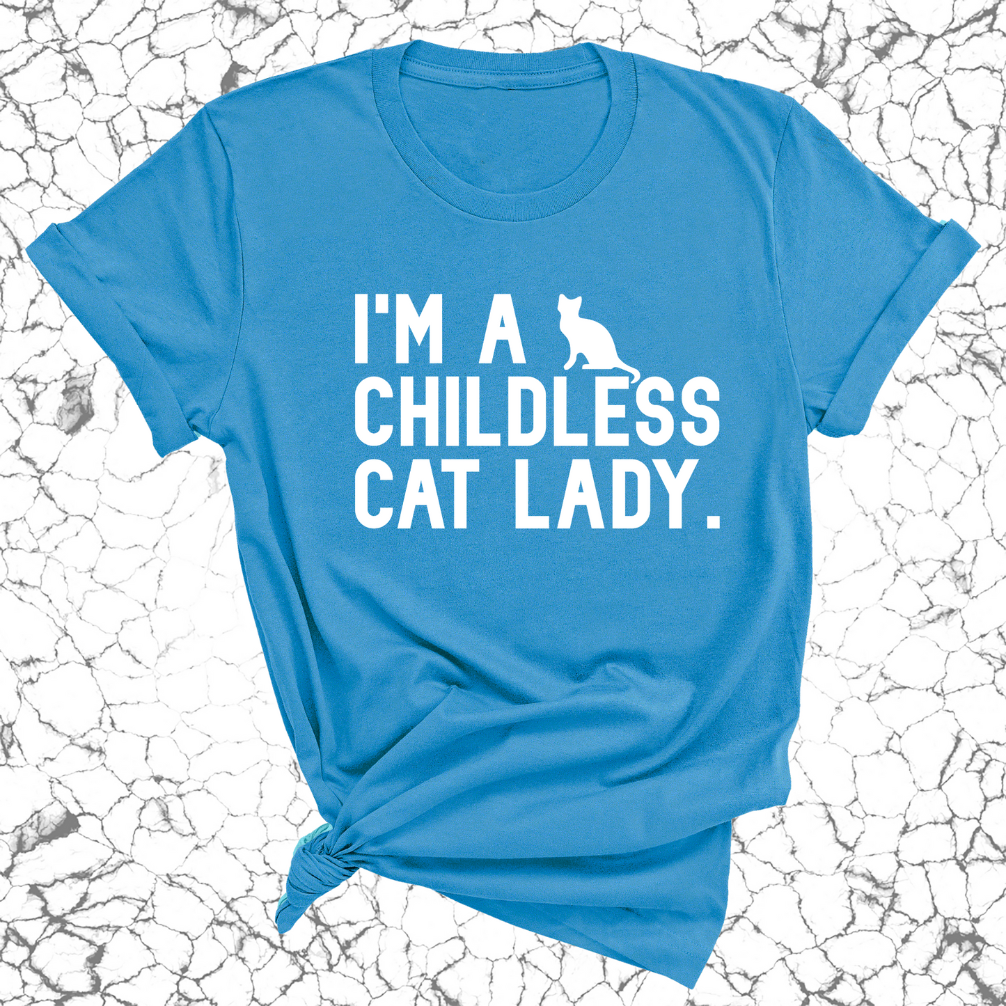 I'm a Childless Cat Lady Unisex Tee-ENJEN DESIGN